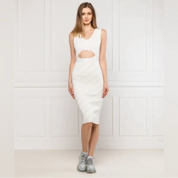 NWT 400.00 Pinko Nauru Abito Knit Shift dress Medium - Picture 1 of 5